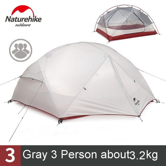 mongar tent Naturehike Mongar 1-3 Person Ultralight Camping Tent – Camping and Tactical Outfitters