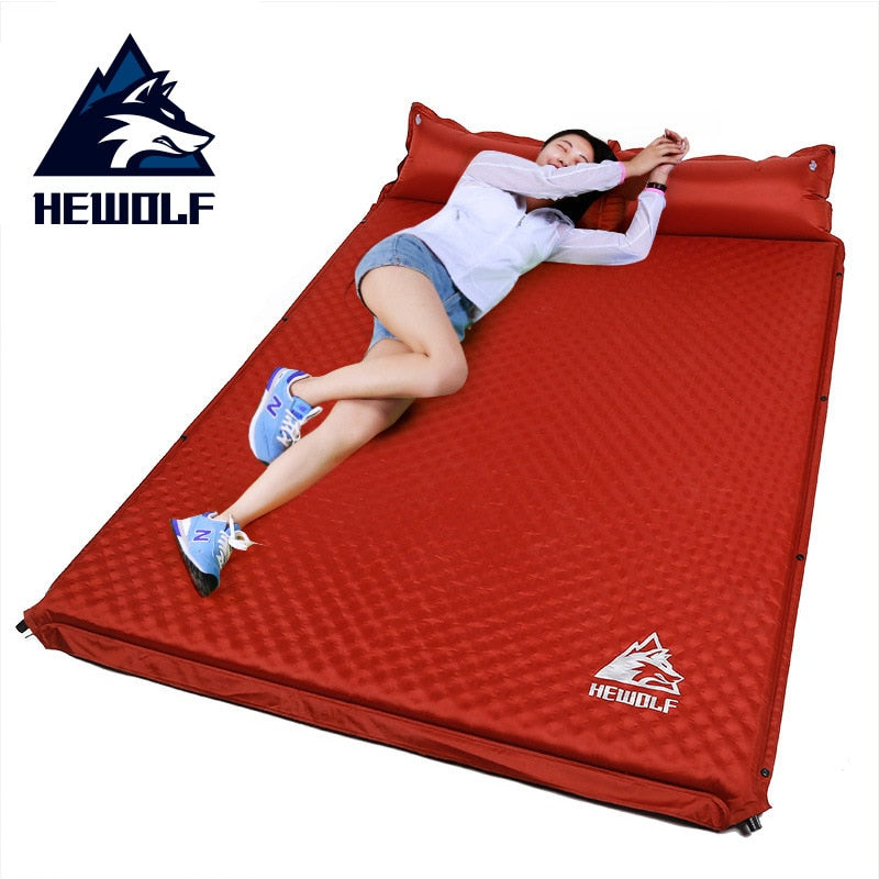 hewolf 2 person tent HEWOLF Inflatable 2 person Pad – Camping and Tactical Outfitters