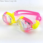 Colorful Adjustable Kids Anti-fog Swim Goggles