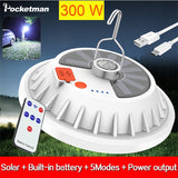 300W Rechargeable LED Lamp